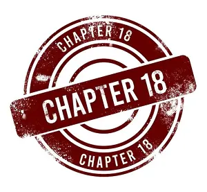 Signet Prints: Chapter 18 - red round grunge button, stamp