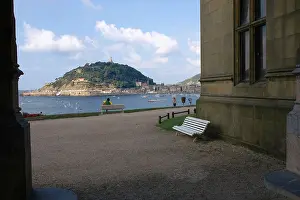 Glory Prints: Characteristic View of Bahia de la Concha San Sebastian Donostia Basque Country Bay of Biscay Golfo de Vizcaya Spain