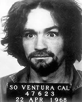 Criminals Prints: Charles Manson, April 1968 mugshot ca. 22 April 1968