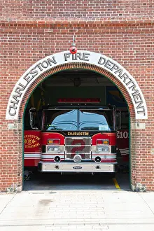 Charleston Fire Department, old town Charleston, South Carolina