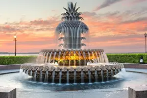 Charleston, South Carolina, USA at Waterfront Park at dawn