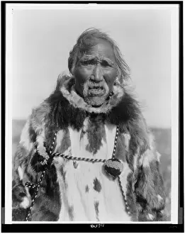 Facial Hair Prints: Charlie Wood-Kobuk, c1929. Charlie, Wood, half-length portrait, facing front
