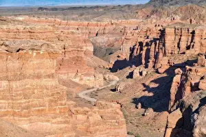 Charyn Canyon in South East Kazakhstan, taken in August 2018 taken in hdr