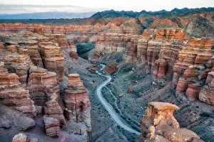 Utah Valley Prints: Charyn Canyon in South East Kazakhstan, taken in August 2018 taken in hdr