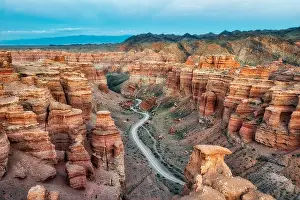 Utah Valley Prints: Charyn Canyon in South East Kazakhstan, taken in August 2018 taken in hdr