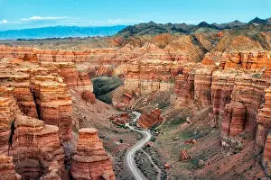 Utah Valley Prints: Charyn Canyon in South East Kazakhstan, taken in August 2018 taken in hdr