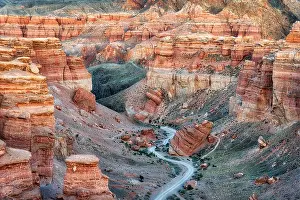 Utah Valley Prints: Charyn Canyon in South East Kazakhstan, taken in August 2018 taken in hdr