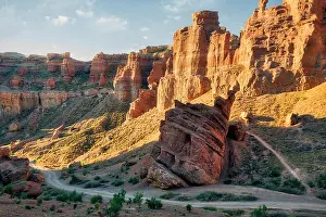 Charyn Canyon in South East Kazakhstan, taken in August 2018 taken in hdr