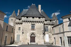 Monument Historique Prints: Chateau de Barbezieux Saint Hilaire, Charente, France