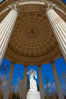 Histoire Prints: Chateau de Versailles, the Petit Trianon Garden, the Love Temple