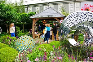 Chelsea Prints: Chelsea Flower Show 2016 Simon Gudgeon Sculpture Stand