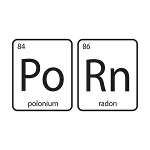 White Background Vector Vectors Prints: The chemical elements of the periodic table