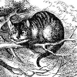 The Cheshire Cat, illustrated by John Tenniel for Lewis Carroll's ‘Alice's Adventures in Wonderland