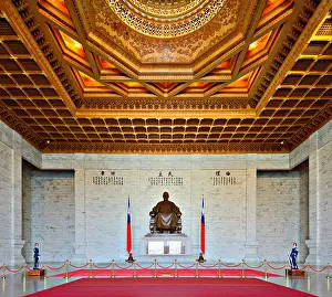 Taipei Prints: Chiang Kai-Shek Memorial in Taipei, Taiwan