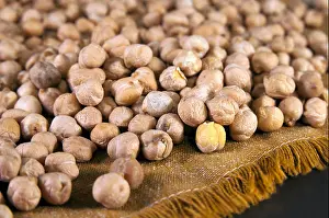Chick Prints: Chickpeas on the napkin