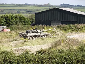 Cold War Prints: Chieftain tank, 55 tonne. The main battle tank of the British army during the cold war