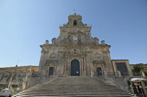 Sicilia Prints: Chiesa di san Sebastiano Palazzolo Acreide on the Monti Iblei Province of Syracuse Sicily Italy July 2006