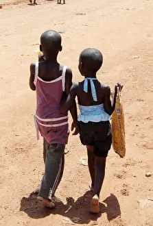Goat Prints: Children in the Kosovo slum area of Kampala city in Uganda