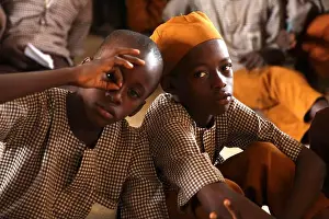 Nigeria Prints: Children students in Islamic school in Kura