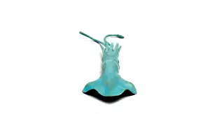 Plush Prints: A Children's Toy In The Shape Of A Squid On A White Background Isolated And Rule Of Thirds Photo Composition