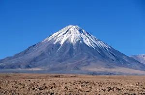 San Pedro De Atacama Prints: Chile, Antofagasta region, San Pedro de Atacama, Licancabur volcano (19 409, 45 ft)