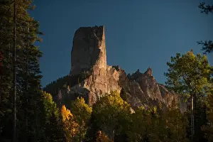 Chimney Rock Prints: Chimney Rock, in Colorado's San Juan mountains near Cimarron Ridge