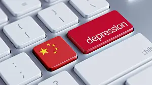 Depression Prints: China High Resolution Depression Concept