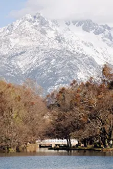 Capped Prints: China, Lijiang, Black Dragon Pool Park, Heilongtan Gongyuan, Yunnan Province