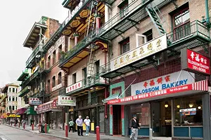 American United Prints: Chinatown China Town Chinese San Francisco California United States of America
