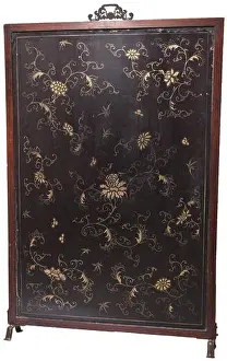 Folding Prints: A Chinese folding screen, 18th century