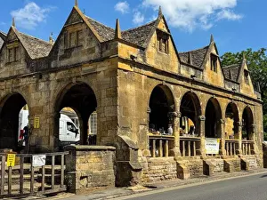Cotswolds Prints: Chipping Campden, Cotswolds, England, U.K. Market Hall, Built 1627