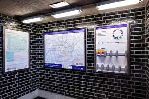 Illuminate Prints: Chiswick Park, Underground Station, Chiswick, London