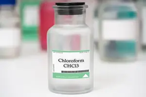 Chloroform A colorless, volatile liquid used as a solvent for fats, oils, and waxes