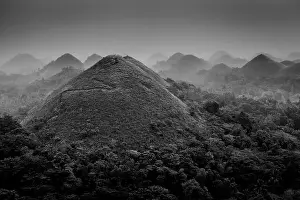 Day Time Prints: The Chocolate Hills, Carmen, Bohol, The Philippines
