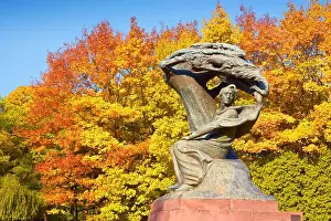 Chopin monument in Lazienki Park (Frédéric François Chopin - polish composer and pianist), Warsaw, Poland