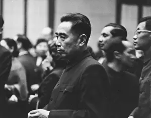 Harrington Prints: Chou En-Lai at a government reception, 1957