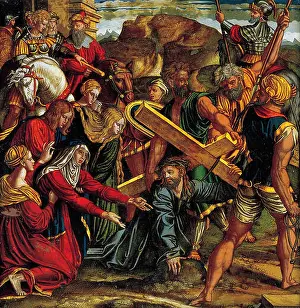 Calvary Prints: Christ Falls on the Road to Calvary -