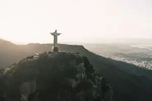 Christ the Redeemer Statue on top of Corcovado Mountain - Rio de Janeiro, Brazil