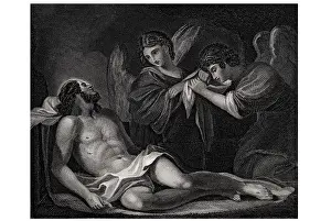 Bethlehem Prints: Christ in the Sepulchre Lord Saviour Jesus Christ