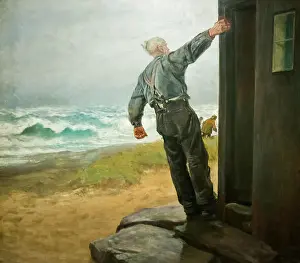 Trouble Prints: Christian Krohg - Distress signal