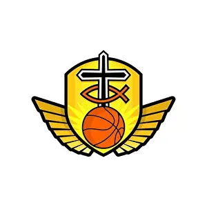 Encouraging Prints: Christian sports logo. The golden shield