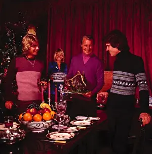 Christmas gathering 1960s 1970s