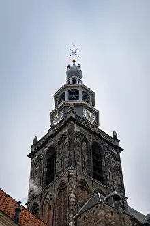 Bell Building Prints: Church Bell Tower, Gouda, Netherlands