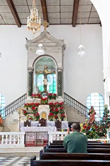 Cristo Prints: The church of the black christ in Juayua, Ruta de las Flores, El Salvador