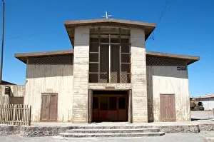 Ghost Town Prints: Church Humberstone nitrate ghost town Chile