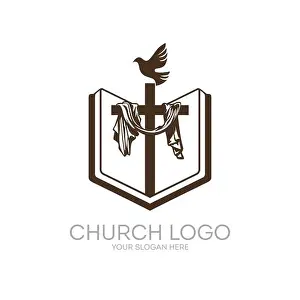 Encouraging Prints: Church logo. Christian symbols