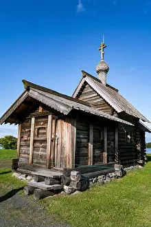 Outstanding Prints: Church of Raising of Lazarus (15th century) at Kizhi island, Karelia, Russia