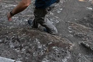 Archeological Site Prints: The Ciampate del Diavolo fossilised human footprints preserved i
