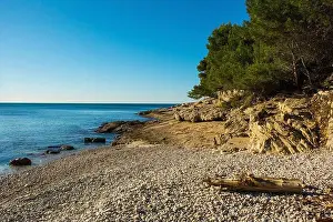Karst Prints: Ciklonska Plaza beach in Istria, Croatia