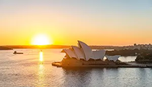 Financial District Prints: Circular Quay and The Rocks at dusk